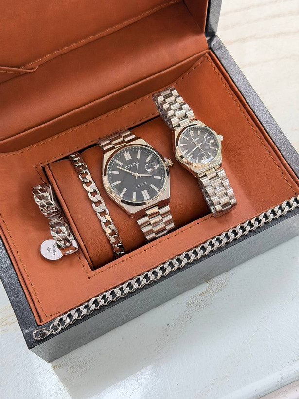 ساعت Citizen طرح اکو درایو با شیشه ذرهبینی