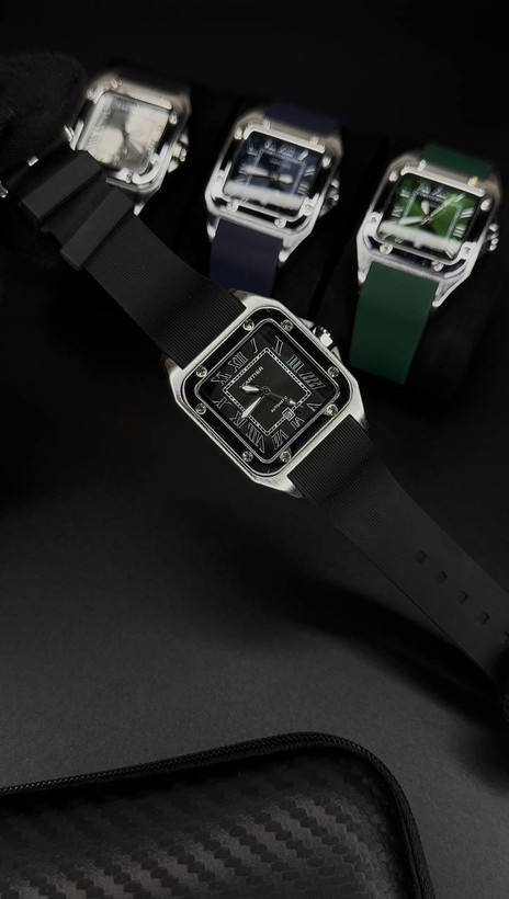 ساعت Cartier بند رابر در رنگبندی متنوع