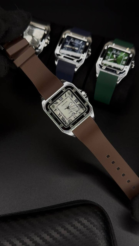 ساعت کارتیر یونیسکس بند رابر