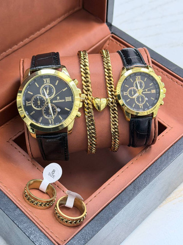 ست ساعت چرمی رومانسون روزشمار