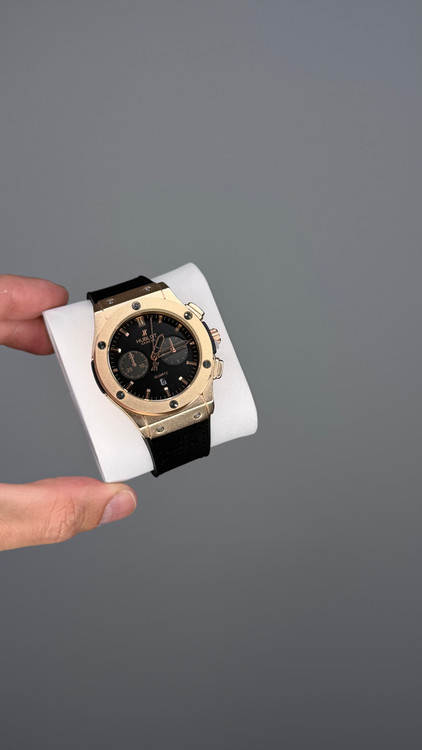 بند مشکی با قاب مسی