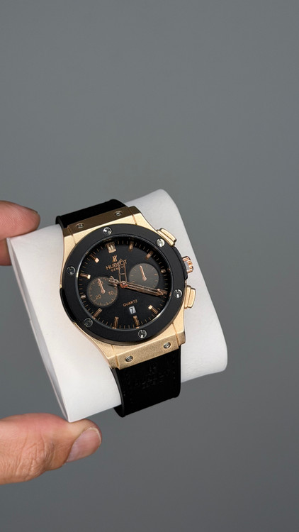 بند مشکی قاب مسی با رینگ مشکی